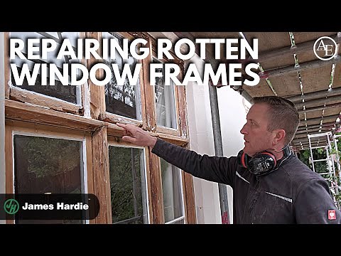 REPAIRING ROTTEN WINDOW FRAMES