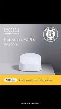 Boost Your Wi-Fi Signal with eero 6 Extender Expand Coverage by 1500 sq ft