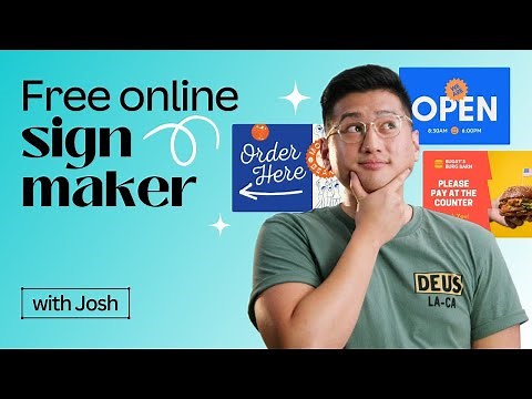 Custom Signs for Business and Home: Create for Free