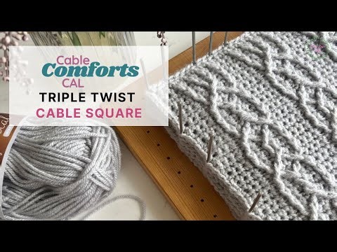 Triple Twist Crochet Cable | Cable Comforts Heritage Eight