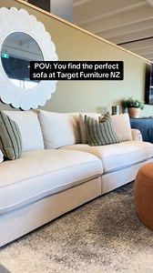 Introducing the Hampton 4-Seater Sofa. It’s giving luxury, comfort, everything. | Target Furniture NZ