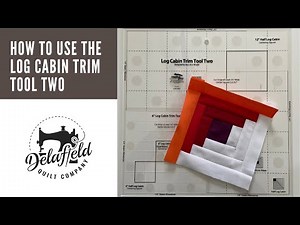 How to use the Creative Grids Log Cabin Trim Tool Two