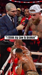 Jake Paul after the fight vs. Anthony Joshua 😬 Only on ‪@Netflix‬