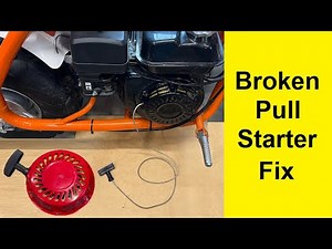 Broken Pull Starter Fix