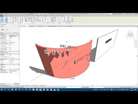 How to Create Model Text for Curved Surfaces in Autodesk Revit