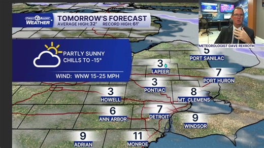 Dave Rexroth has details of the extreme cold and snow to finish the weekend. | WXYZ-TV Channel 7