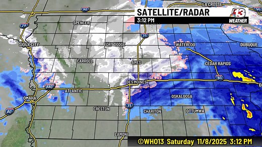 Radar update: | WHO 13 Weather