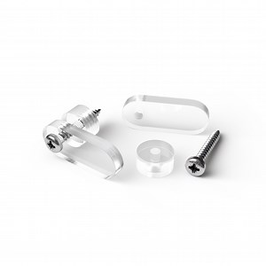 Glazing clips (4 pieces) | Plasticsheetsshop.co.uk