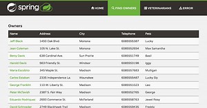 Spring Boot Project - Spring Petclinic | GitHub