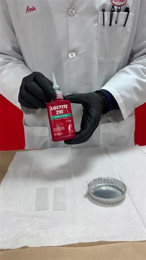 Demo of LOCTITE 290 Wicking Grade Threadlocker