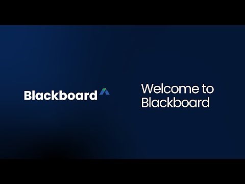 Welcome to Blackboard - Students