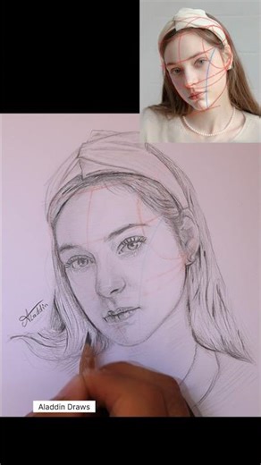Draw this 🔥the Loomis Method! EASY 👌 😎 #portraitdrawing #loomismethodtutorial