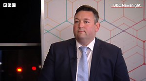 "Democratic, perfectly legitimite wishes, voted for by the public, are going to be blocked. That is not, at heart, democratic values." The SNP's Alex Robertson says if his party form an overall majority in Scotland, a second referendum should not be blocked by Westminster, but Conservative Miles Briggs says another vote would be "irresponsible". BBC Newsnight https://bbc.in/3ux0hgT | BBC Politics