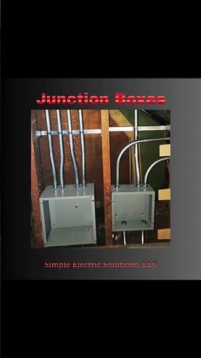 Electrical Junction Boxes To House Raceway and Wire Connections