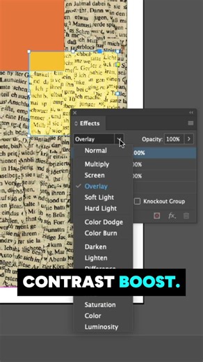Use Blends Modes in InDesign for Cool Effects!