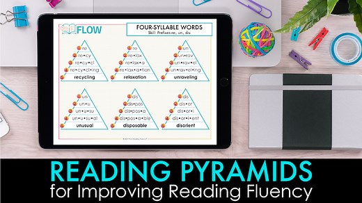 Text Pyramids for Improving Reading Fluency