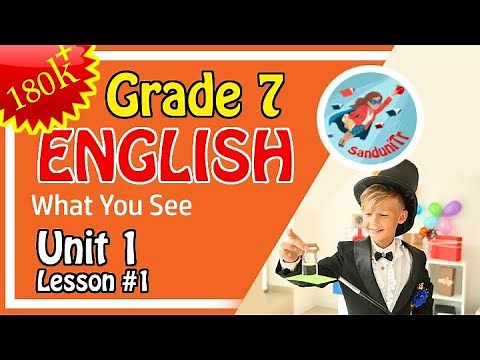 Grade 7 English Language [ Unit 1--Lesson 01] සිoහලෙන් ඉංග්රීසි 🇱🇰🧙‍♂️🧨🎩🧨🧙‍♀️