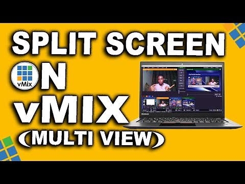 How To Use Multi View | Split Screen On vMix