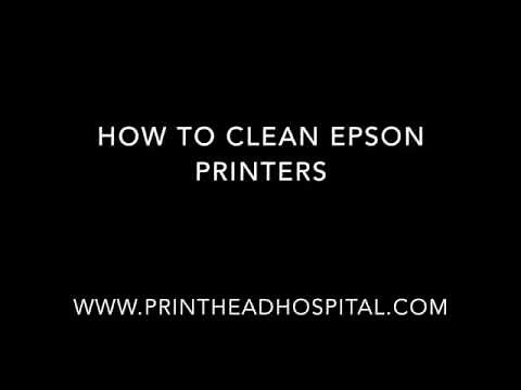 How to clean Epson Printers