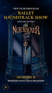 🎟 20% OFF with code MAGIC20 ✨ Ballet Soundtrack Show — Bangkok Premiere ✨ 📅 December 28 | Phenix Grand Ballroom Step into an unforgettable evening where world-class ballet meets the power of a live orchestra. Experience Hans Zimmer’s legendary film scores — Interstellar, Dune, Gladiator, Avatar, Pirates of the Caribbean — brought to life through breathtaking movement and cinematic energy. Celebrate the New Year with elegance, passion, and the magic of FreedBallet. Seats are limited — book your