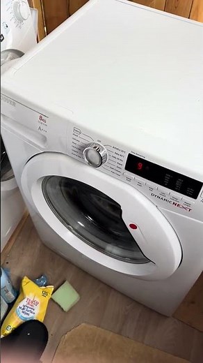Hoover DynamicNext DXC58W3 washing machine || Learn how to fly with a Hoover washing machine!