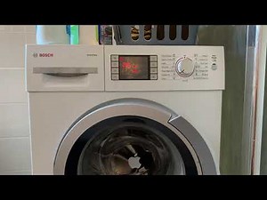 How to open the door of Bosch Avantixx washing machine