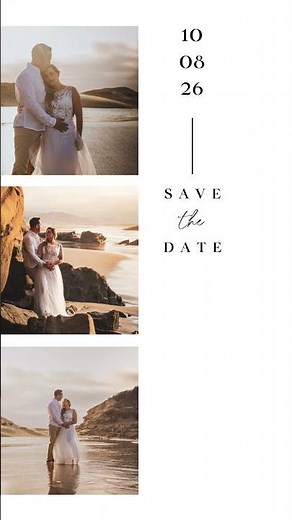 Create a Minimalist Save the Date Video with Canva!