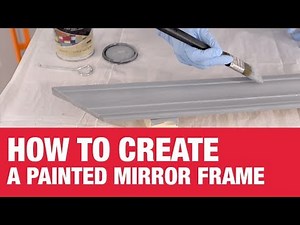 How To Create a Painted Mirror Frame – Ace Hardware