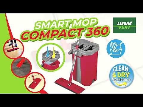 Balai et seau écologique Smart Mop Compact 360