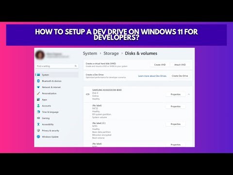 How to Setup a Dev Drive on Windows 11 for Developers