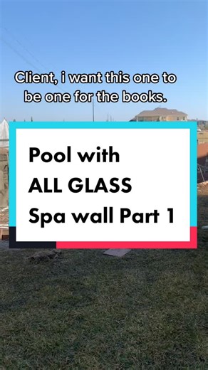 Custom Luxury Gunite Pool with Glass Spa Wall and Three Tier Water Feature