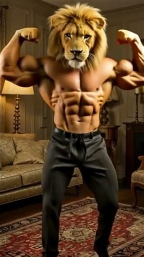 🦁🐯 Lion vs Tiger Muscle Showdown | Who Will Win? 💪🔥