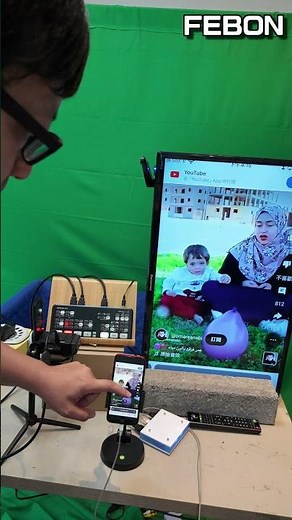 atem mini pro with vertical mode setting. connect iPhone portrait mode #atem