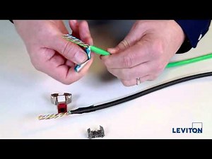 Leviton Atlas-X1 Shielded Connector Termination