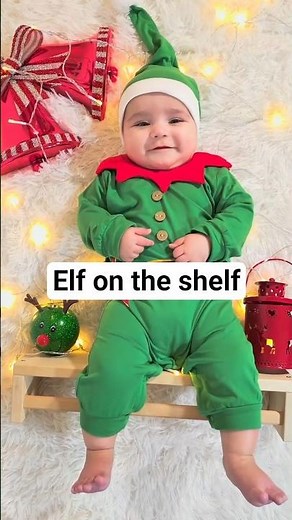 Her First Christmas Elf Photoshoot 🎄