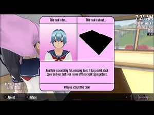 Kuu Dere Task | Yandere Simulator