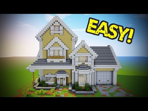 Minecraft - Suburban House Tutorial (Minecraft House)