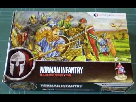 Miniature Review - 28mm Plastic Norman Infantry from Conquest Games