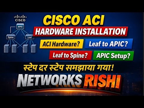LR 2: ACI Hardware Installation Explained: Leaf–APIC, Leaf & APIC Setup #cisco #aci #networksrishi