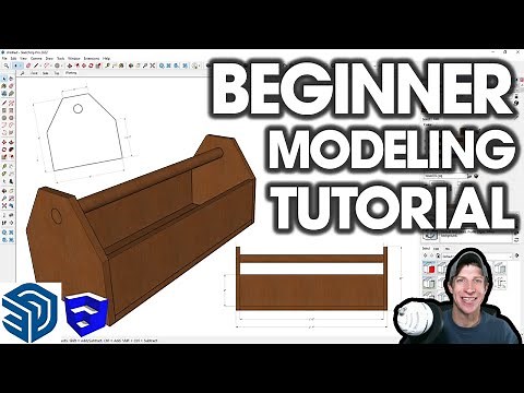 SketchUp Modeling FOR BEGINNERS - Modeling a Toolbox!