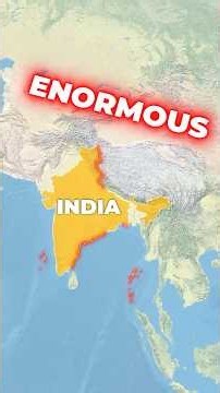 Why India’s Size Actually Makes No Sense 🇮🇳