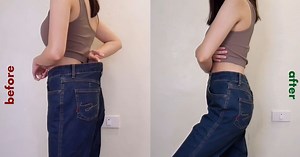 How to Take in the Waist of Jeans by Hand Without a Sewing Machine