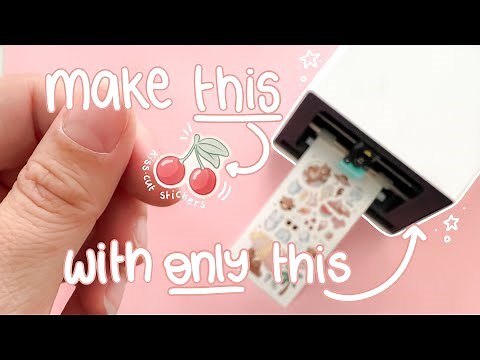 The ONLY machine you need to make stickers at home!! Liene PixCut S1