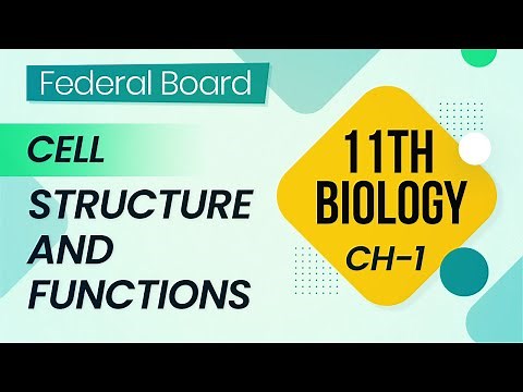 11th Class Biology Federal Board-11th Biology CH 1 Cell Structure & Function-FBISE Biology11th class