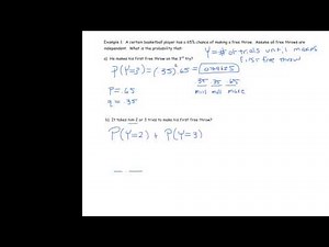 Geometric Distribution Examples 1