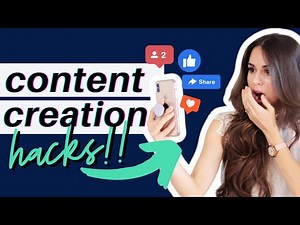 7 Content Creation Hacks [How To Create Good Content for Social Media, Video & Blogs + Save TIME!]