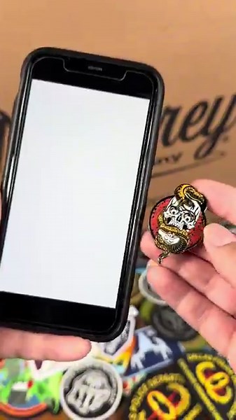 From concept ➡️ to custom pin magic. ✨ Watch our lapel pins transform in style!