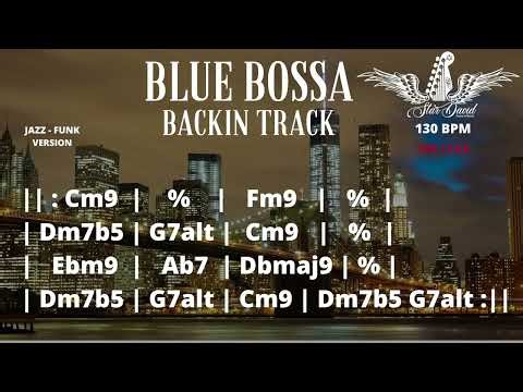 Blue Bossa Backing Track Jazz Funk in Cm