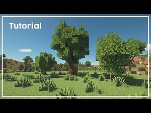 How To Make Custom Trees [Minecraft Tutorial]