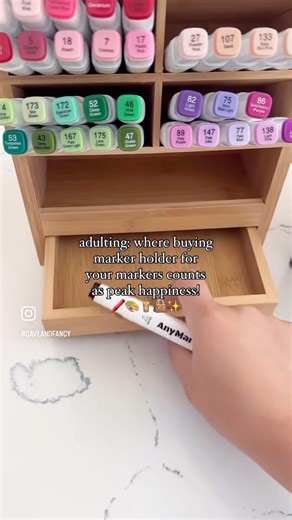 AMAZON Rotating Marker Caddy with Drawers #subscribe #amazon #art #onlineshopping #amazonfinds